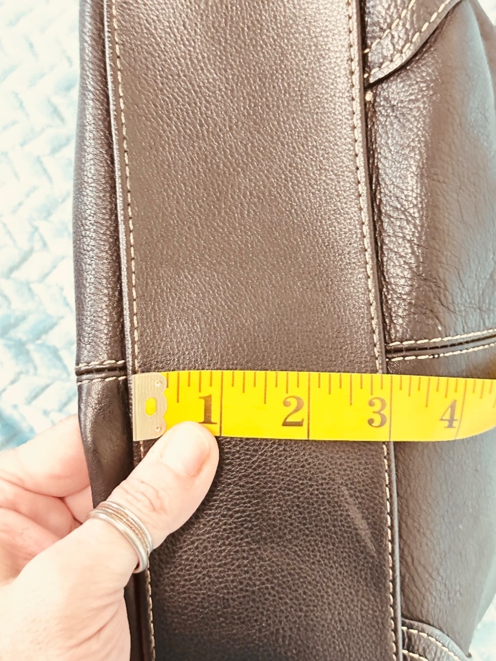 Black Genuine Leather Shoulder Bag Soft Pebbled Slouchy Zip Top Everyday Purse - Picture 15 of 15